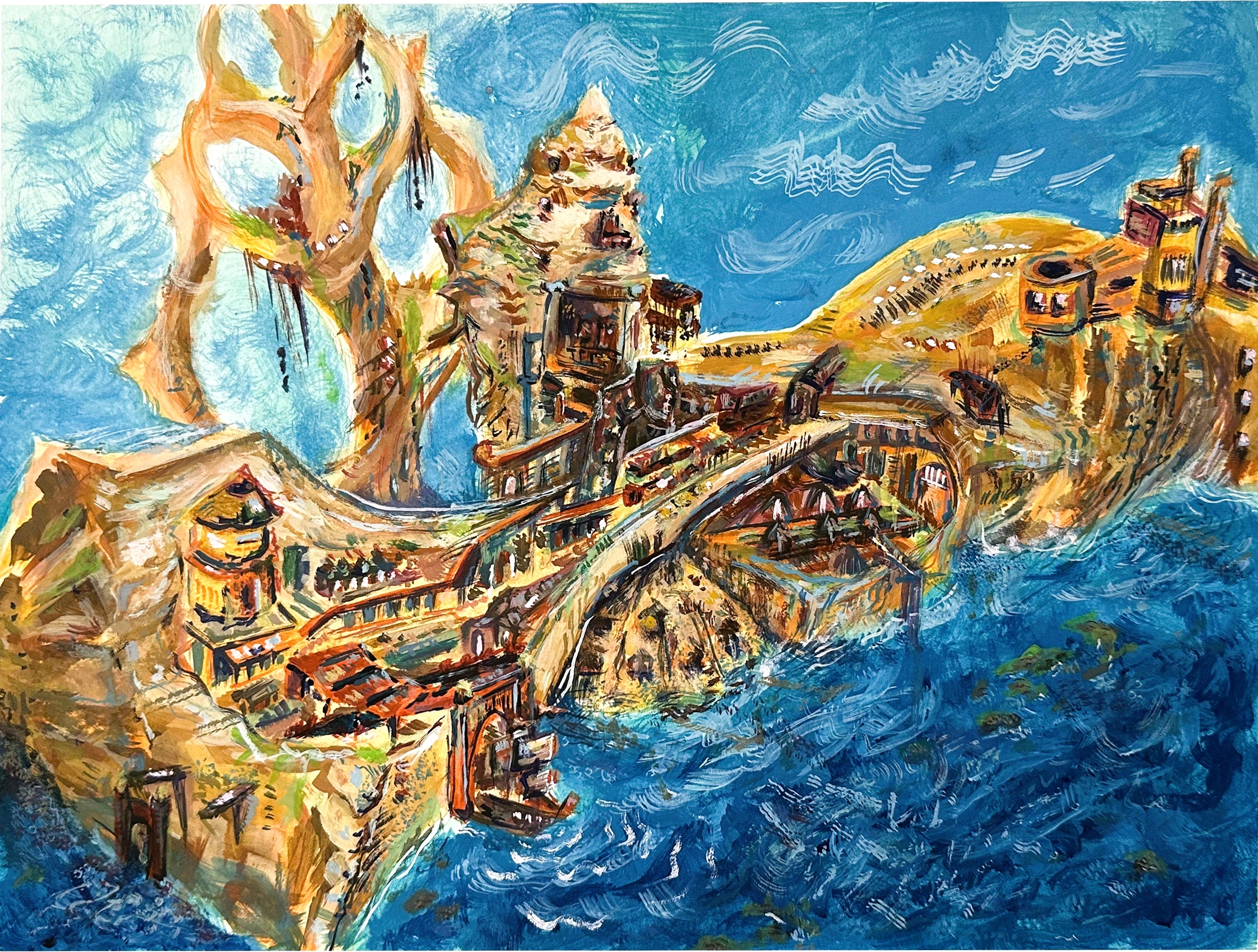 Concept Coastal Port City